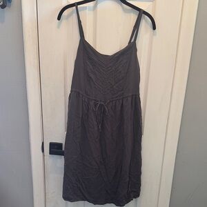 Old Navy Gray Midi Dress
